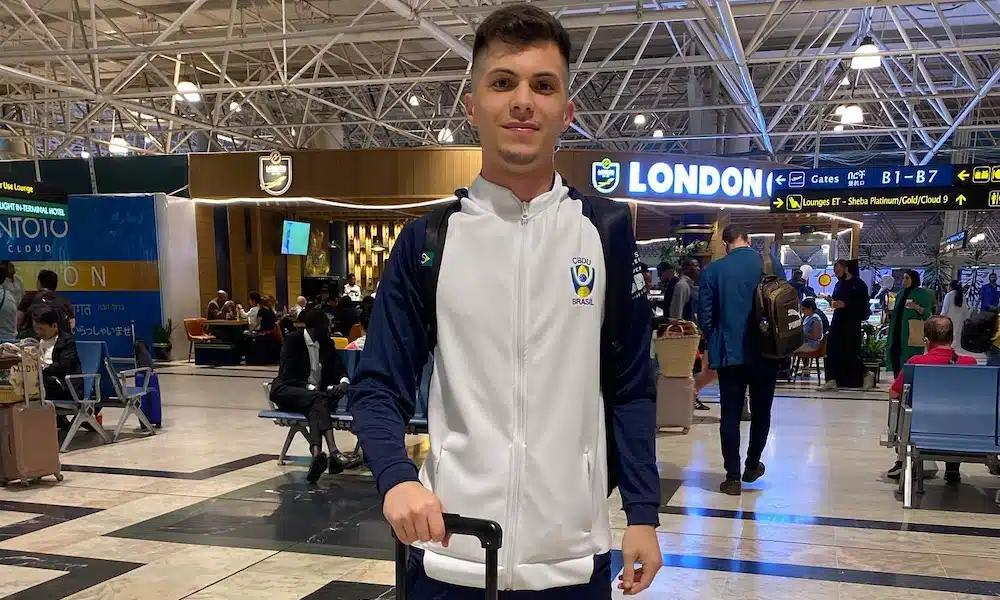 wesley felix, jornalista do olimpíada todo dia, membro da delegação da cbdu nos jogos mundiais universitários em chengdu 2021