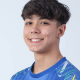 Arthur Lemos pousa para foto no WTT Youth Contender de Otocec