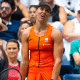Bia Haddad com cara de descrédito no US Open