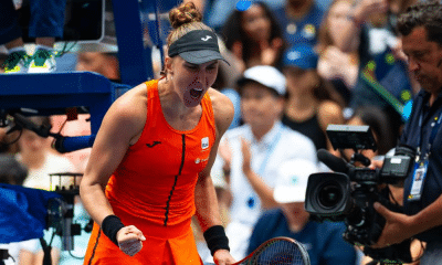 Bia Haddad vibrante no US Open