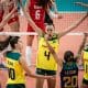 Na imagem, time do Brasil comemorando ponto diante da Turquia.