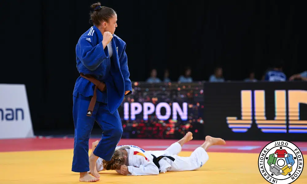 Clarice Ribeiro no Mundial de judô sub-18