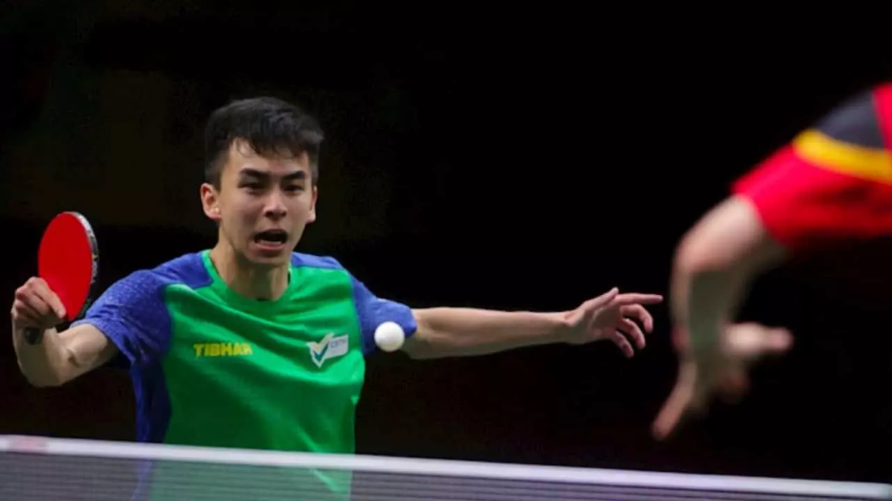 Vitor Ishiy se classificou para as oitavas de final no WTT Contender de Lima de Tênis de Mesa (Foto: Divulgação/WTT)