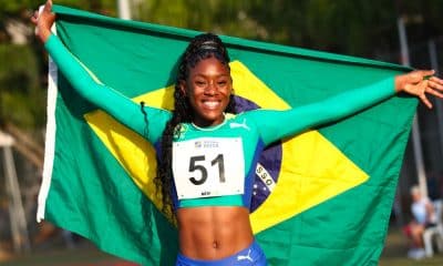 Taniele conquistou o bronze e foi destaque no primeiro dia de pan-americano de atletismo sub-20 (Foto: Divulgação/CBAt)