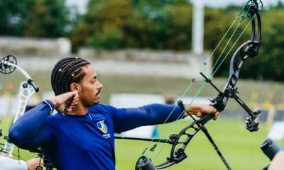 Brasileiro Luccas Abreu, um dos representantes do Brasil no Mundial de tiro com arco (Divulgação/World Archery)