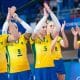 Brasil perde para a Polônia no vôlei feminino nos Jogos Mundiais Universitários (Célio Júnior/CBDU)