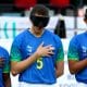 O Brasil caiu nas semifinais da Copa do Mundo de futebol de cegos e agora enfrenta a Colômbia pelo bronze (Foto: Divulgação/Renan Cacioli/CBDV)