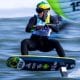 Brasileiro Bruno Lobo em ação no Mundial de vela (Divulgação/Sailing Energy)
