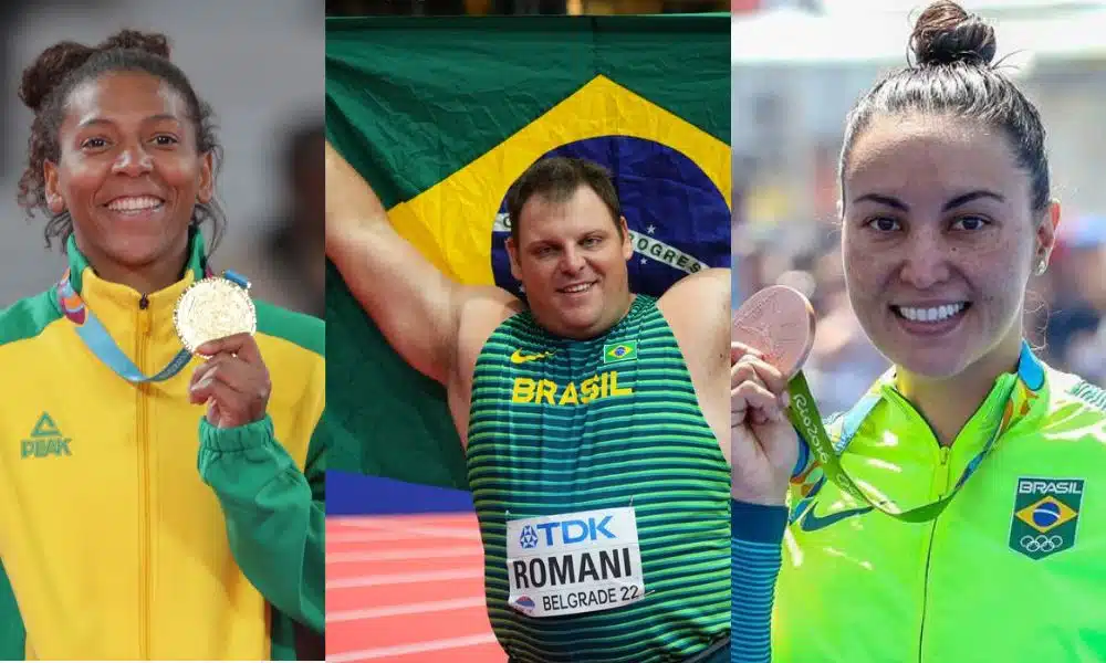 Rafaela Silva, Darlan Romani e Poliana Okimoto (Fotos: Guadalupe Pardo/Reuters, Aleksandra Szmigiel/Reuters e Divulgação/COB)