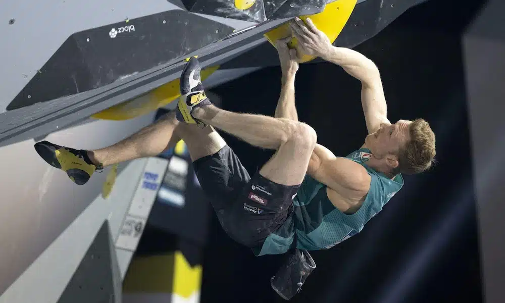 corrida olímpica escalada Jakob Schubert com vaga olímpica