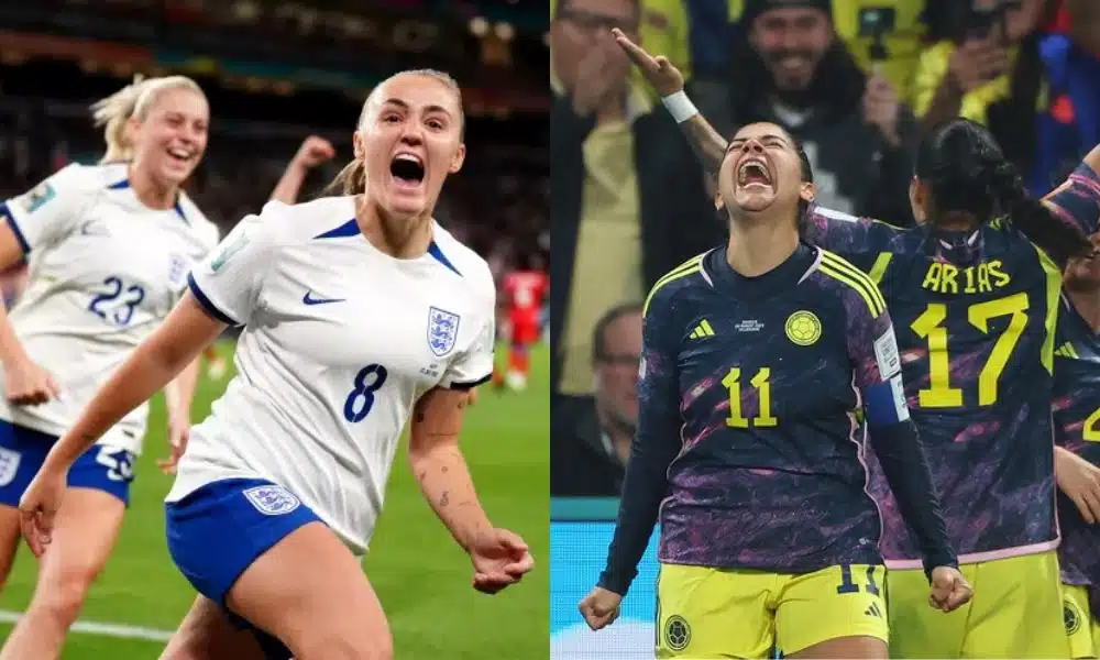 Inglaterra x Colômbia - Copa do Mundo Feminina quartas de final