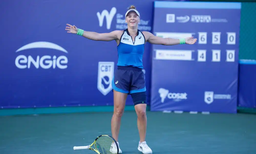 Laura Pigossi comemora vaga na final do ITF W60 de Feira de Santana
