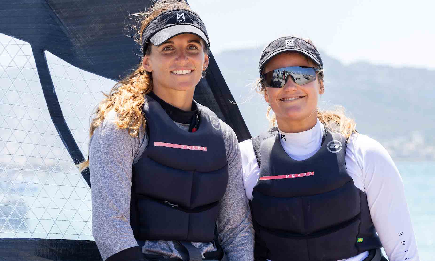 Martine e Kahena classe 49er FX da vela