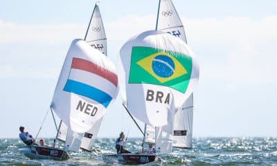 guia olímpico da vela em paris 2024 - Na foto as atletas Fernanda Oliveira e Ana Barbachan no 470 nos jogos olímpicos de tóquio. Foto: Wander Roberto/COB