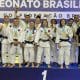 Seleção Carioca no pódio após o título do Campeonato Brasileiro Sub-21 de Judô