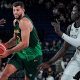 Tim Soares em duelo do Brasil contra o Sudão do Sul na Copa do Mundo de basquete