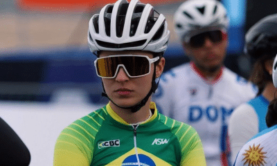 Tota Magalhães durante disputa do Mundial de Ciclismo estrada