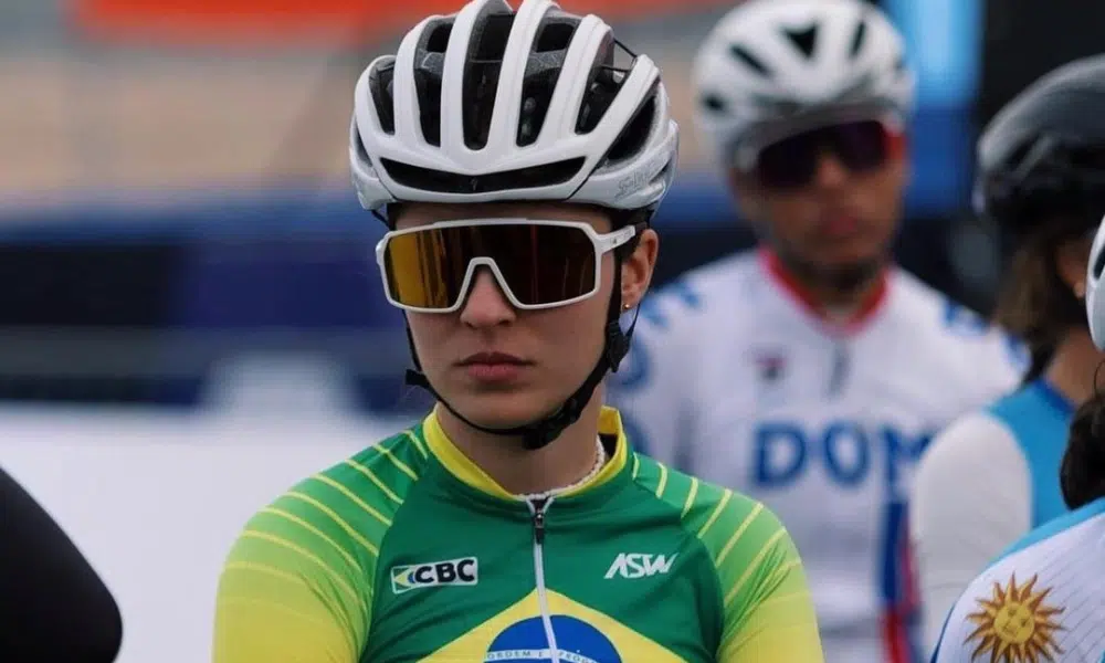 Tota Magalhães durante disputa do Mundial de Ciclismo estrada