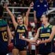 Helena, Gabi Carneiro e Luzia representam o Brasil no Mundial sub-21 de vôlei feminino contra os Estados Unidos