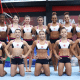 Rebeca Andrade e demais atletas da equipe do Flamengo para o Campeonato Carioca de ginástica artística