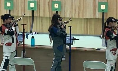 Geovana Meyer fica em tiro esportivo carabina de ar