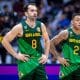 Benite e Yago Seleção Brasileira de basquete masculino