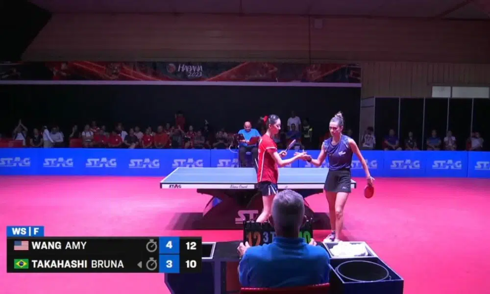 As finalistas em Havana-2023 Amy Wang e Bruna Takahashi subiram no ranking mundial