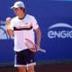 Na imagem, Pedro Boscardin comemorando a vitória challenger de temuco Gilbert Klier