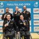 Na imagem, Paulo Salmin, Danielle Rauen, Paulo Henrique Fonseca, Lucas Arabian e Joyce Oliveira são os que conquistaram medalhas no Aberto da Finlândia para o Brasil.