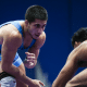 Cesar Alvan durante luta de Wrestling