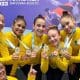 Equipe brasileira de ginástica artística, medalhista de ouro no Sul-Americano (Reprodução/Instagram/@cbginastica)