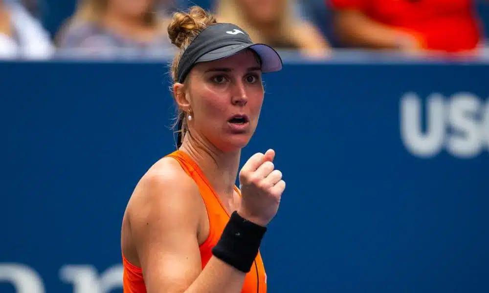 Brasileira Bia Haddad em ação no US Open (Foto: Jimmie48)