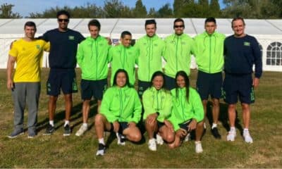 Equipe brasileira que representará o país no Mundial de canoagem slalom (Foto: Divulgação/Confederação Brasileira de Canoagem)