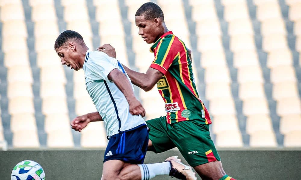 Confronto entre Sampaio Corrêa e Cruzeiro, válido pelas quartas da Copa do Brasil Sub-20 (Foto: Staff Images/Cruzeiro)