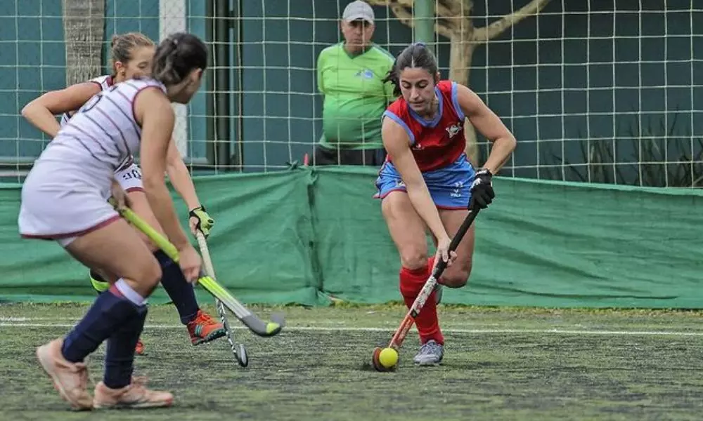 Floripa Hóquei, equipe semifinalista do Campeonato Brasileiro de hóquei sobre a grama (Reprodução/Instagram/@floripa_hoquei)