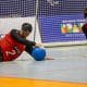 Equipe do Sesi-SP em ação no Brasileiro de goalball (Taba Benedicto/CBDV)