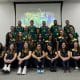 Seleção brasileira sub-17 de vôlei feminino, comandada pela ex-jogadora Fofão (Reprodução/Instagram/@fofaosete)