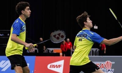 Brasil em ação no Mundial Júnior de equipes mistas de badminton (Jnanesh Salian/BWF)