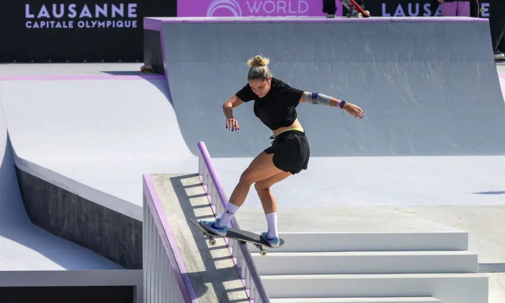 Gabi Mazetto em ação no Pro Tour de Lausanne