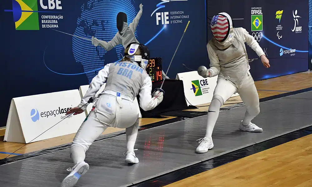 Na imagem, duelo entre Maia Weintraub e Mariana Pistoia.