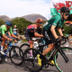 Nicolas Sessler em ação na Volta da Grã-Bretanha de ciclismo estrada; Vinicius Rangel