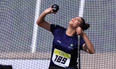 Na imagem, Wanna Brito realiza arremesso de peso durante o Desafio CPB/CBAT no CT Paralímpico. - calendário 2024 paralímpico