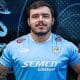 Na imagem, divulgação de Wilton Nelson no novo time de rugby.