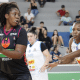 Licinara do Unimed Campinas em jogo contra o Bax Catanduva no Paulista de basquete feminino