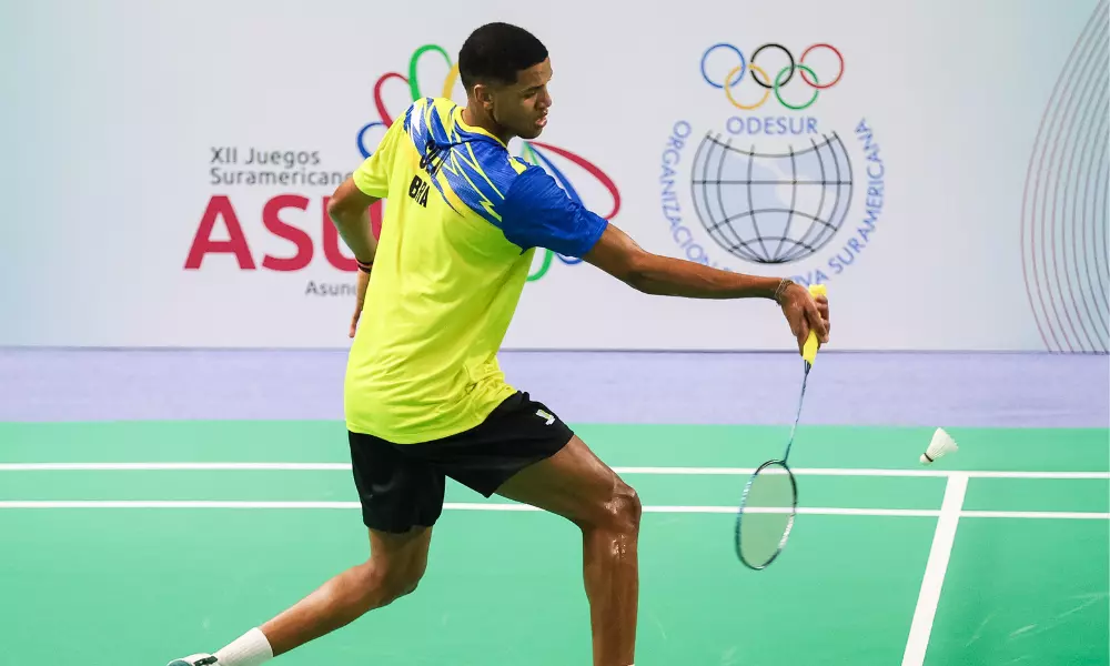 Davi Silva no Challenge do Peru de badminton