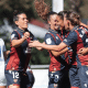 Gabi Nunes comemora gol na Champions League Feminina de futebol com colegas do Levante