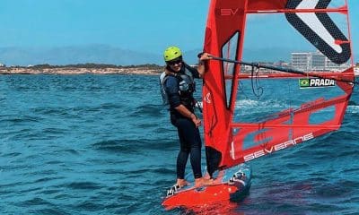 Giovanna Prada vela Olimpíada windsurfe IQFoil