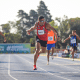 Lucas Vilar cruza a linha de chegada na final dos 400m no Brasileiro Sub-23 de atletismo