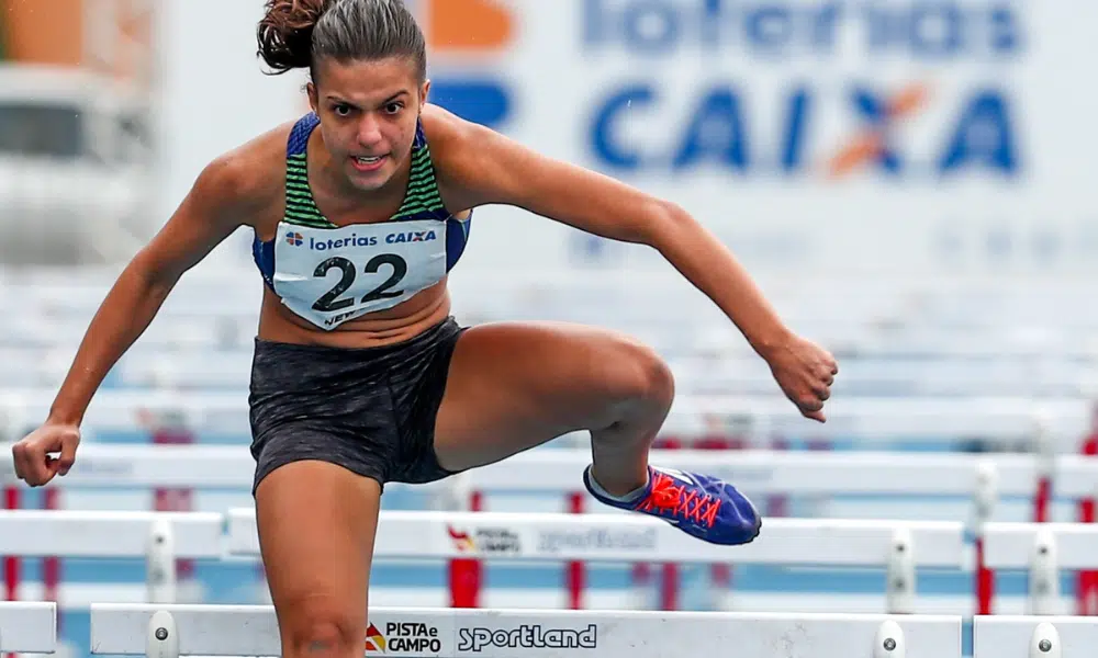 Pietra Simões compete nos 100m com barreiras nos Jogos da Juventude