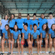 Jogadoras do Brasil pousam para foto antes da estreia no Mundial sub-20 de polo aquático